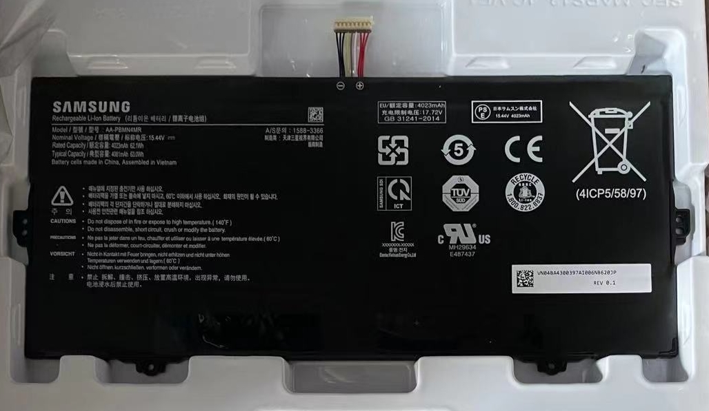 Genuine Samsung AA-PBMN4MR Battery 15.44V 4023mAH 62.1Wh
