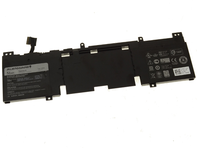 New 14.8V 51Wh Dell Alienware QHD Series Battery