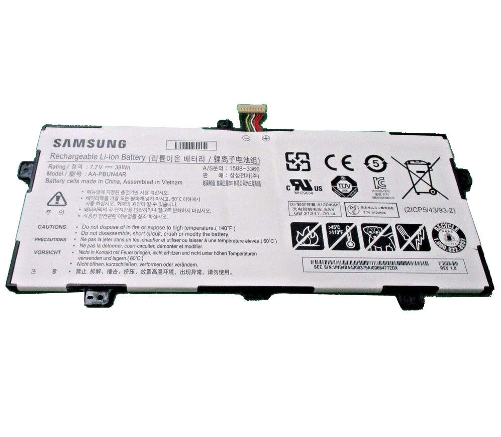 Samsung NT901X5L-K201A NT901X5L-K201C Battery 7.7V 39Wh