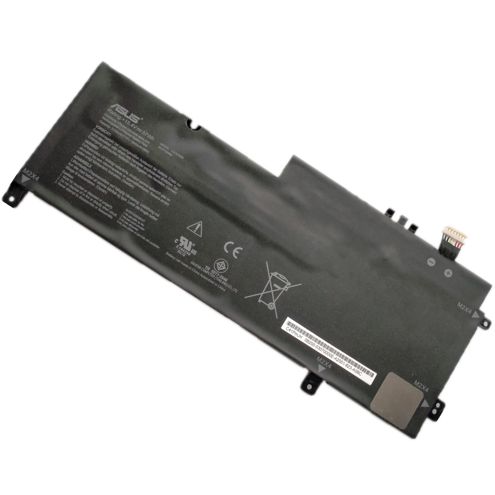 15.4V 57Wh Asus UX562FDX-A1030T UX562FDX-A1035T Battery