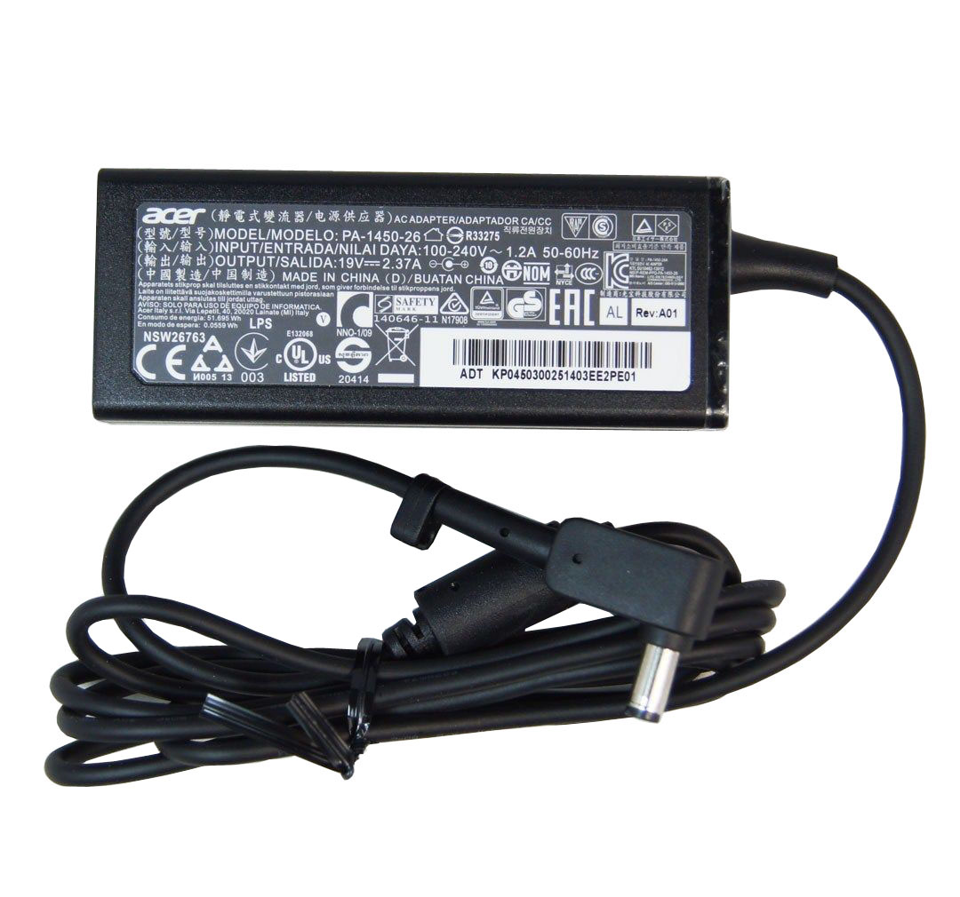 45W Acer Aspire ES11 ES1-132 Charger AC Adapter Power Supply