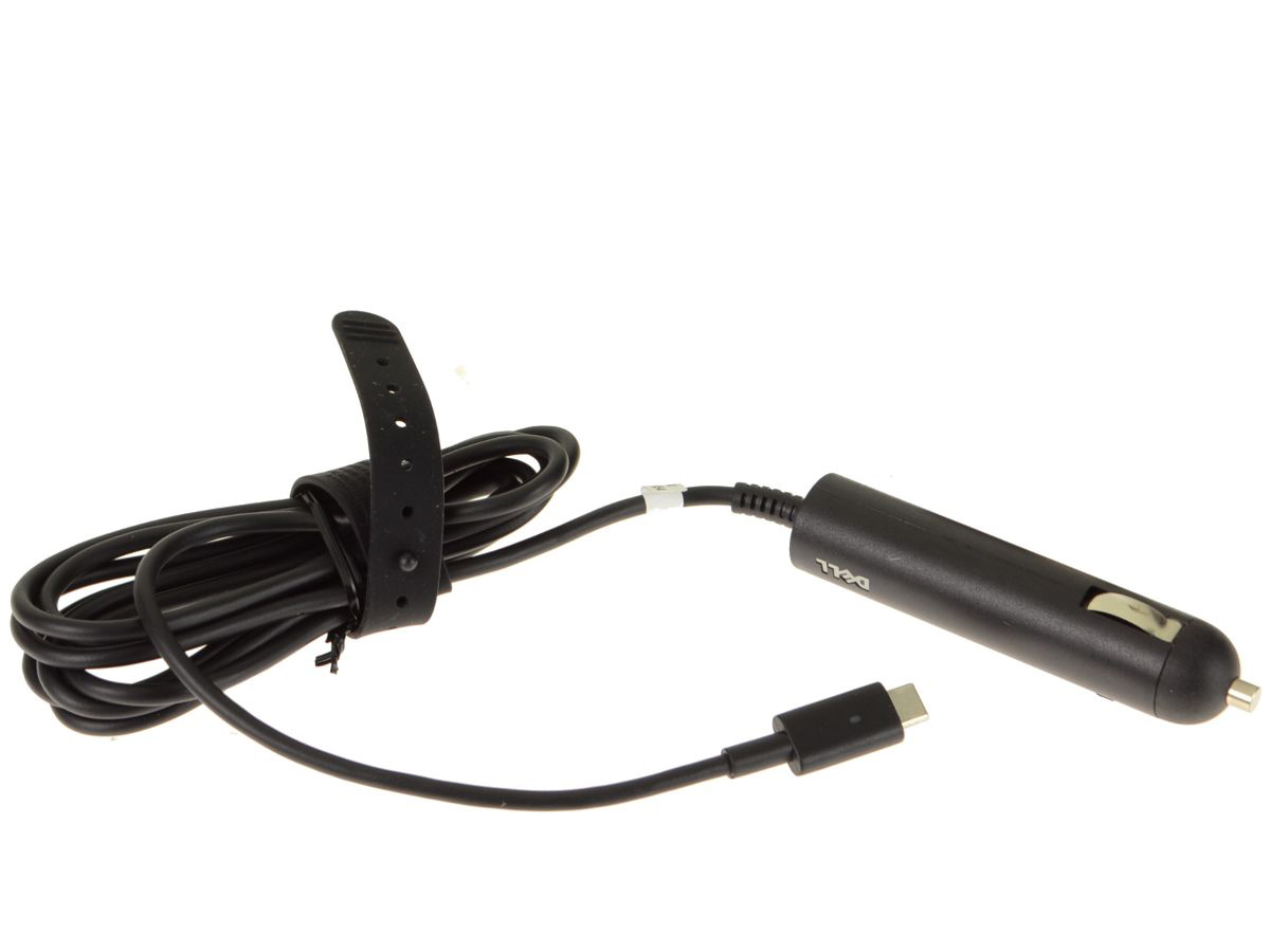 65W USB-C Original Dell XPS 9365 Adapter Auto Car Charger - Click Image to Close