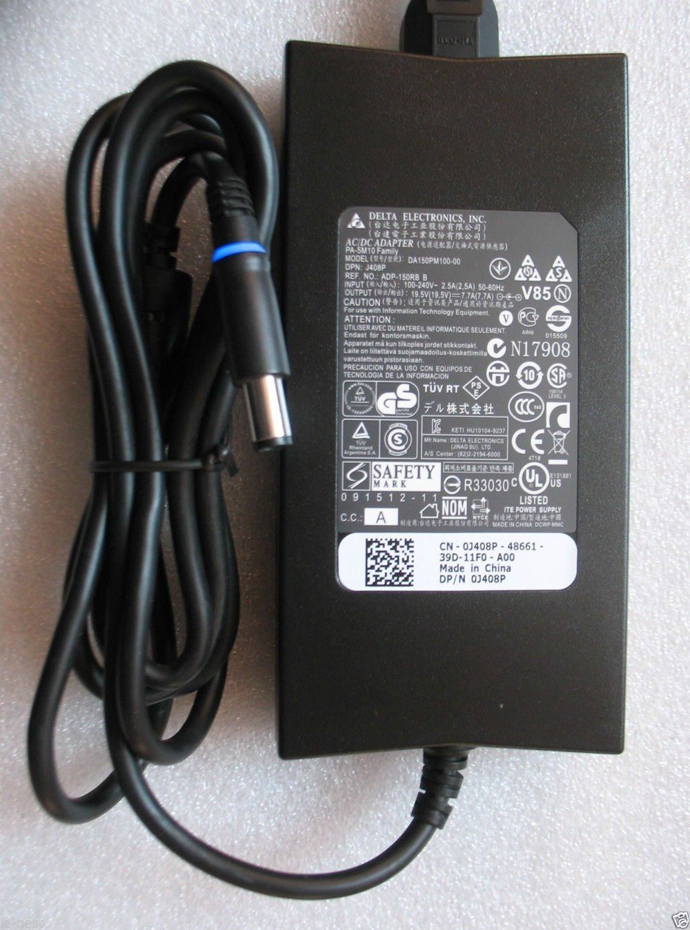 150W Dell DA150PM121 AC Power Adapter Charger Cord