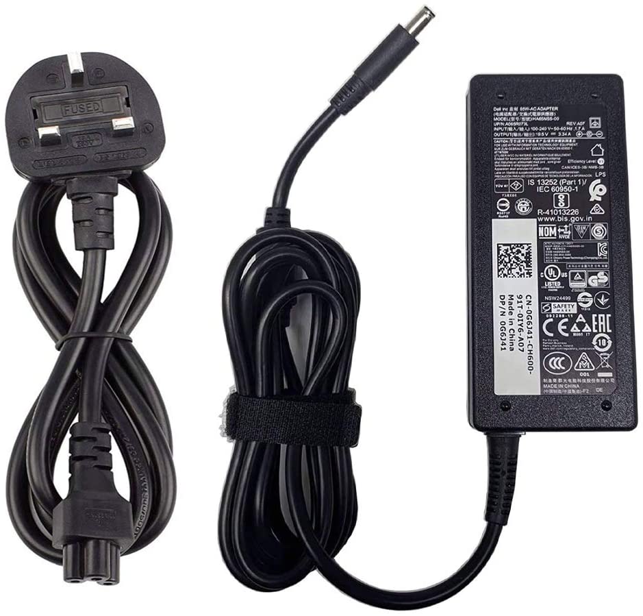 Dell Latitude 12 7202 65W Charger AC Power Adapter Cord