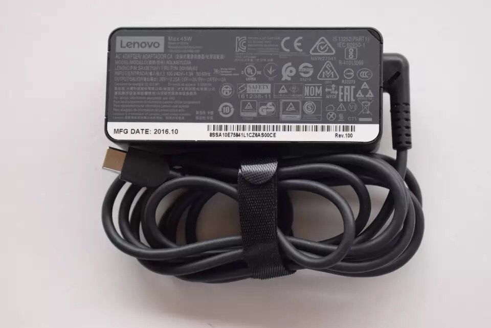 USB-C 45W Lenovo Thinkpad T470 20HD 20HE 20JM 20JN Charger AC Adapter